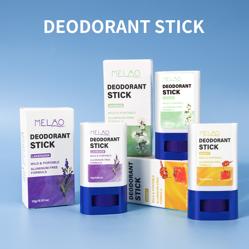 Quick-absorbing deodorant stick with no residue